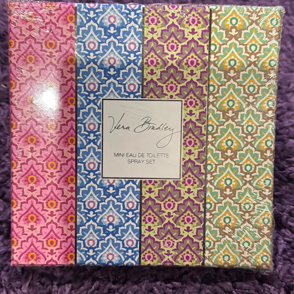 Vera Bradley Mini EAU DE TOILETTE Spray Set Retired. Sealed